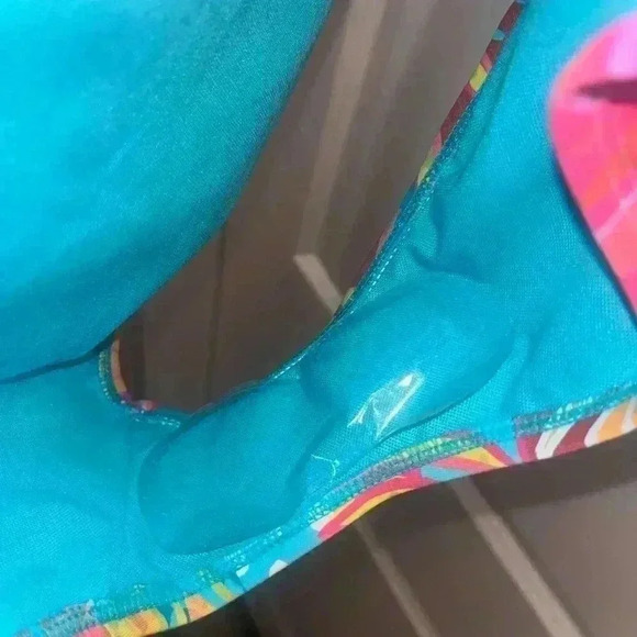 NWT Bleu Rod Beattie The Heat Is On Cap Sleeve Mio One Piece Swimsuit - Picture 5 of 5